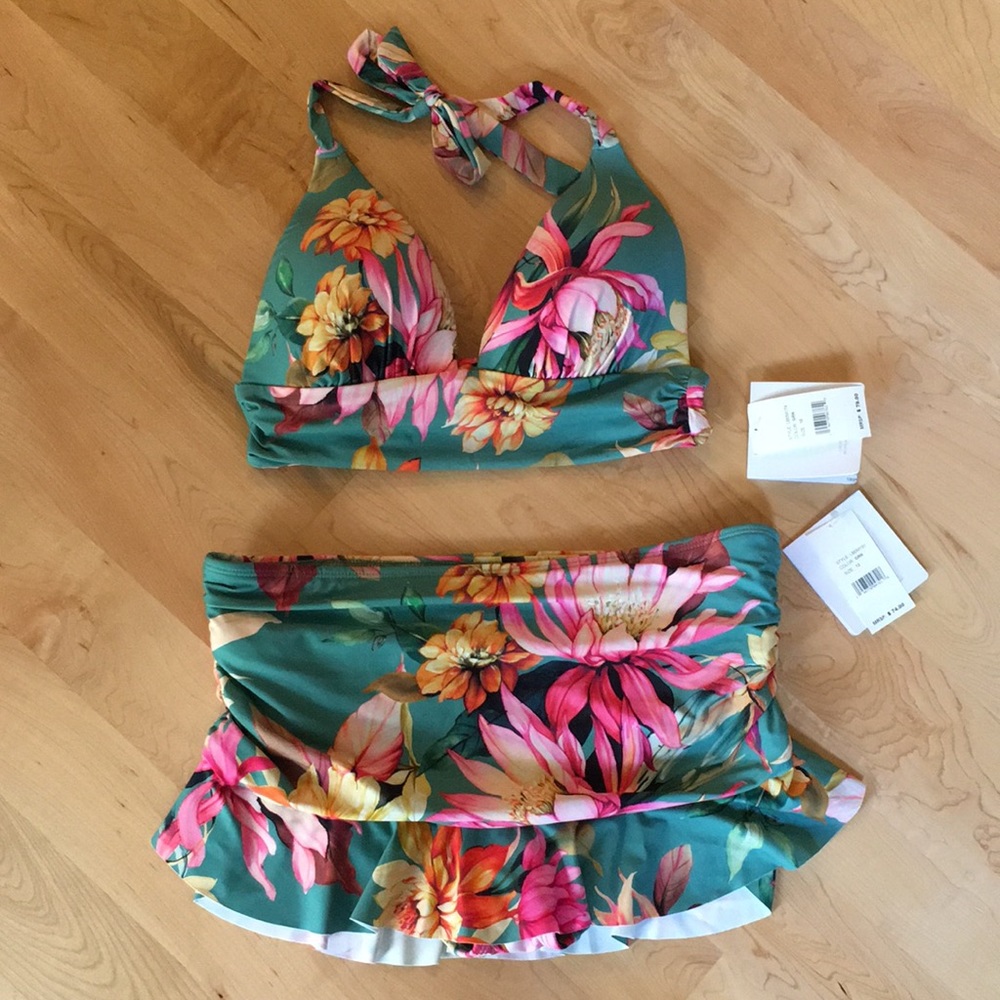 LA BLANCA | Garden Social Swim Skirt & Banded